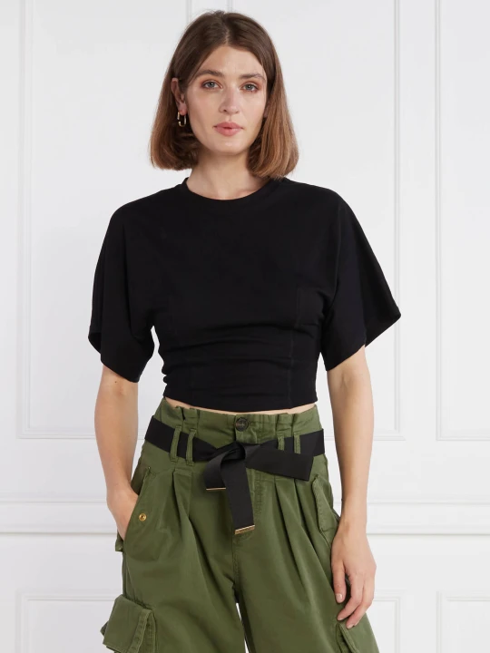 Zdjęcie produktu Pinko T-shirt | Cropped Fit czarny