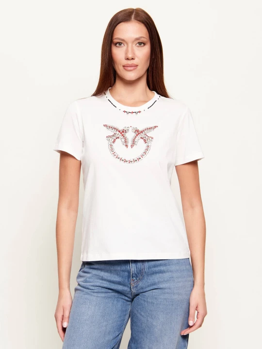 Zdjęcie produktu Pinko T-shirt Fidenza | Regular Fit biały