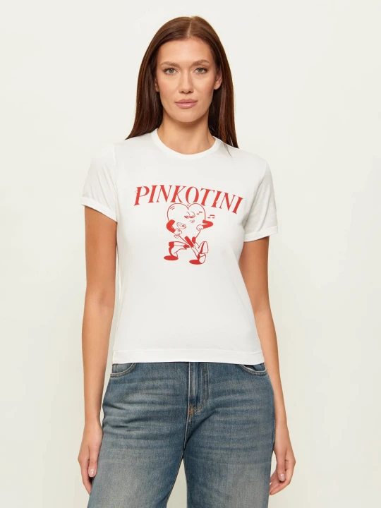 Zdjęcie produktu Pinko T-shirt INTENSO | Slim Fit biały
