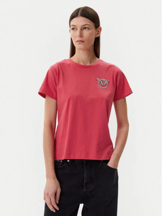 Zdjęcie produktu PINKO T-Shirt Nambrone 103320 A2G7 Czerwony Regular Fit
