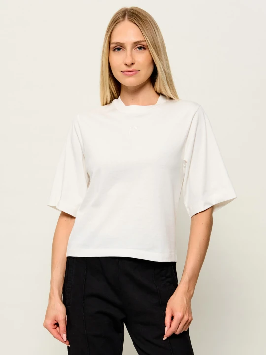 Zdjęcie produktu Pinko T-shirt Niamey | Cropped Fit biały