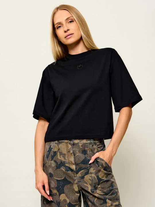 Zdjęcie produktu Pinko T-shirt Niamey | Cropped Fit czarny