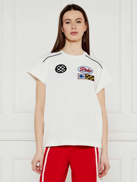 Zdjęcie produktu Pinko T-shirt RANDAL | Regular Fit biały