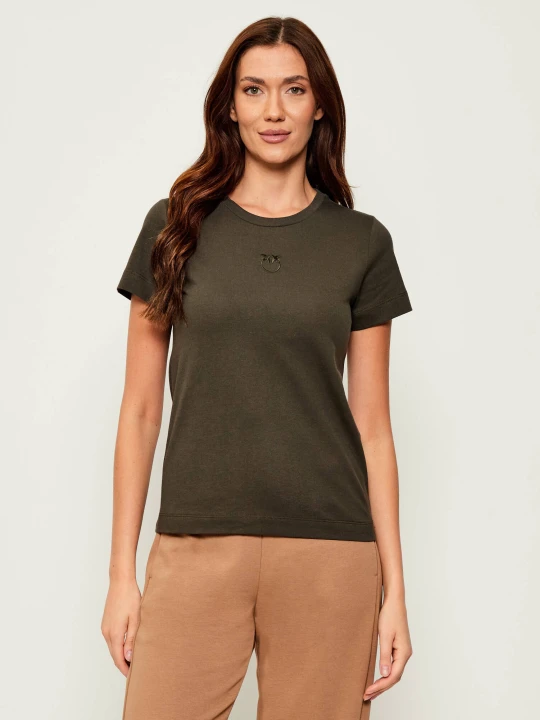 Zdjęcie produktu Pinko T-shirt | Regular Fit oliwkowy