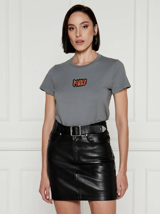 Zdjęcie produktu Pinko T-shirt | Regular Fit szary