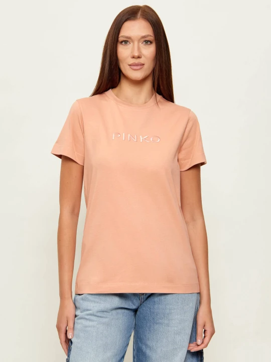 Zdjęcie produktu Pinko T-shirt START | Regular Fit brzoskwiniowy