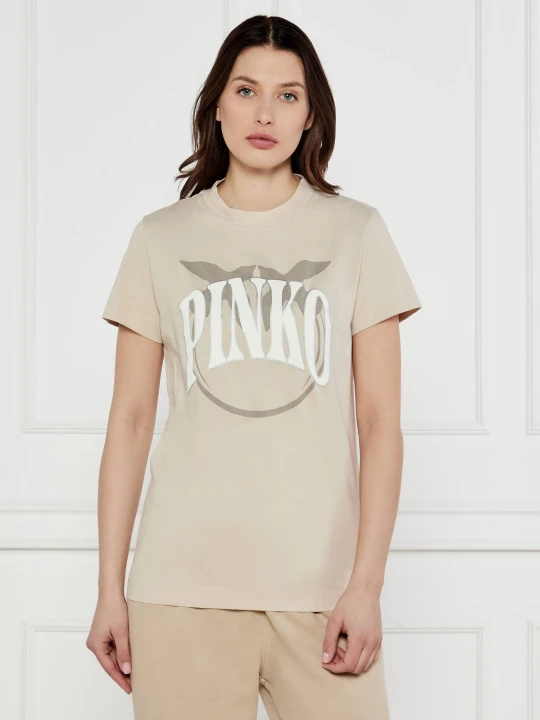 Zdjęcie produktu Pinko T-shirt START | Regular Fit beżowy