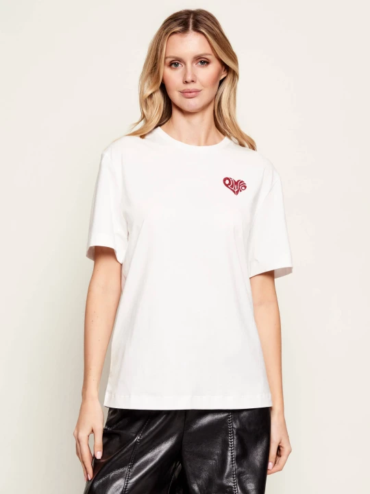 Zdjęcie produktu Pinko T-shirt STREPITOSO | Regular Fit biały
