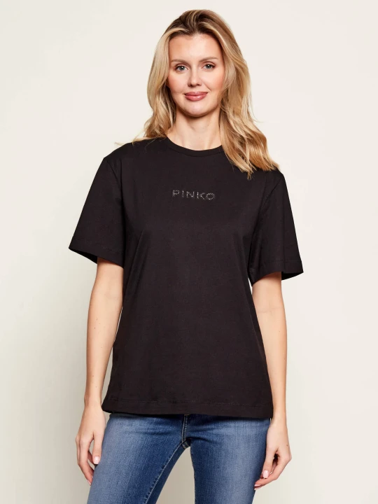 Zdjęcie produktu Pinko T-shirt STREPITOSO | Regular Fit czarny