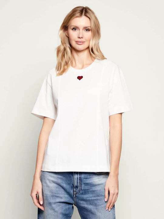 Zdjęcie produktu Pinko T-shirt Tortino | Regular Fit biały
