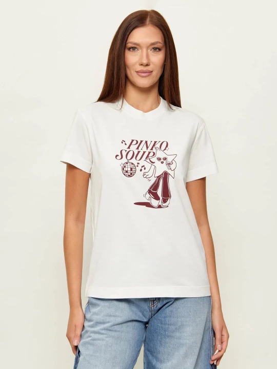 Zdjęcie produktu Pinko T-shirt TRAPANI | Regular Fit biały