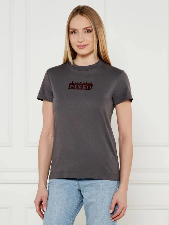 Zdjęcie produktu Pinko T-shirt Trapani | Regular Fit szary