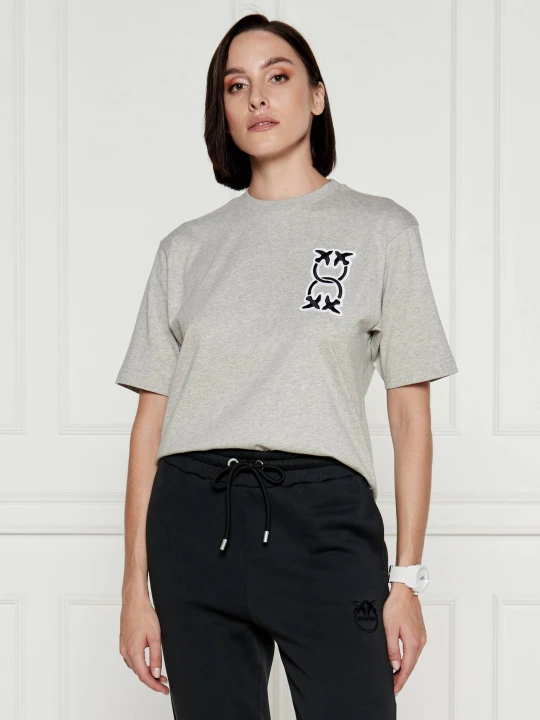Zdjęcie produktu Pinko T-shirt TUNISIA | Loose fit szary