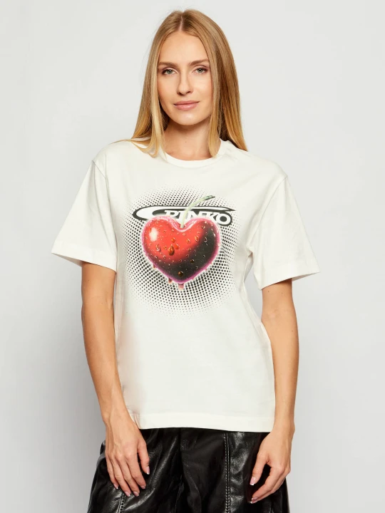 Zdjęcie produktu Pinko T-shirt TUORLO | Regular Fit biały