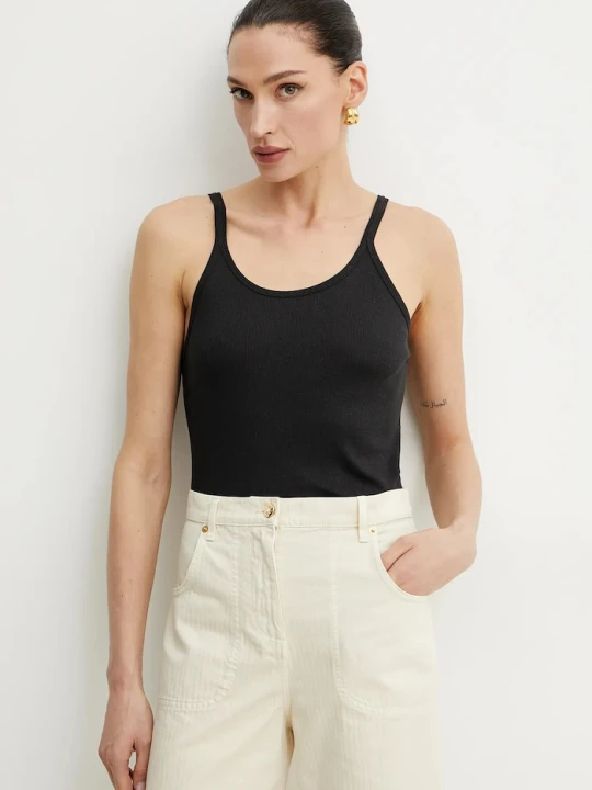 Zdjęcie produktu Pinko top bawełniany czarny