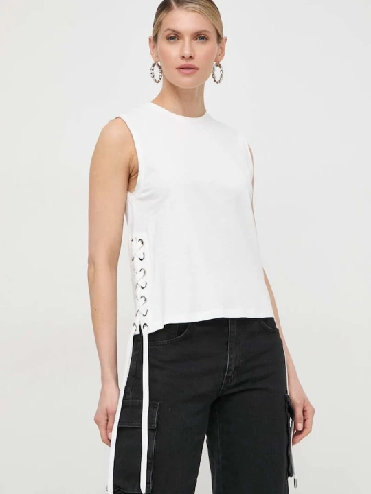 Zdjęcie produktu Pinko top bawełniany beżowy