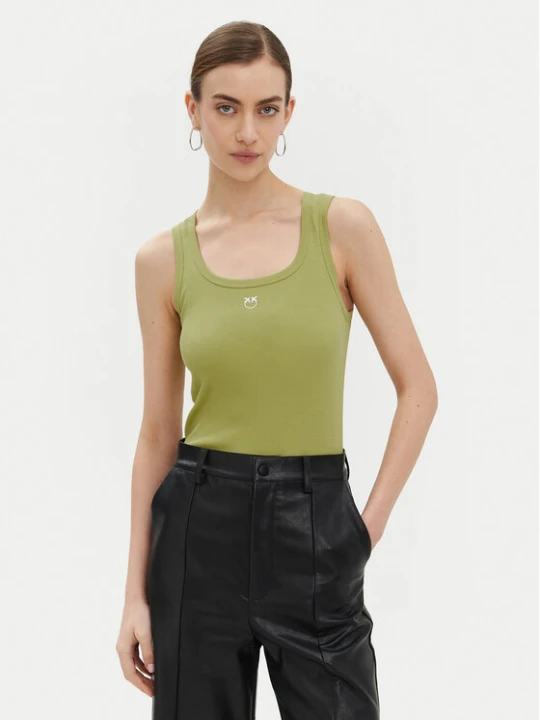 Zdjęcie produktu PINKO Top Calcolatore 100807 Zielony Regular Fit