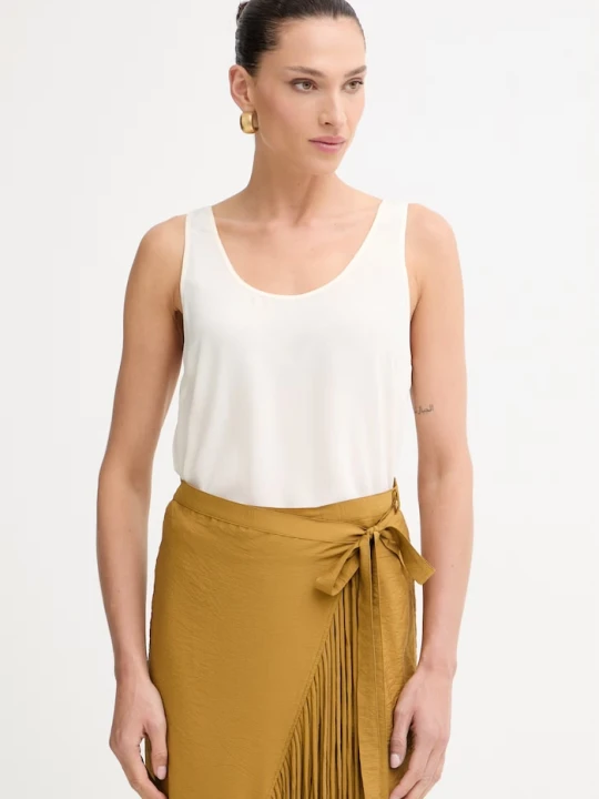 Zdjęcie produktu Pinko top damski jedwabny beżowy