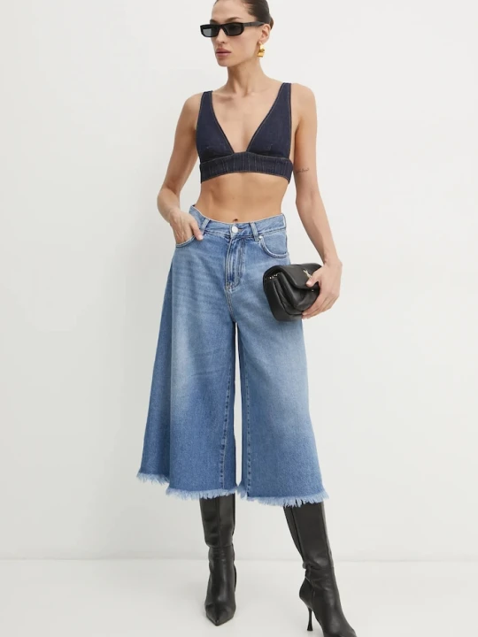 Zdjęcie produktu Pinko top jeansowy granatowy