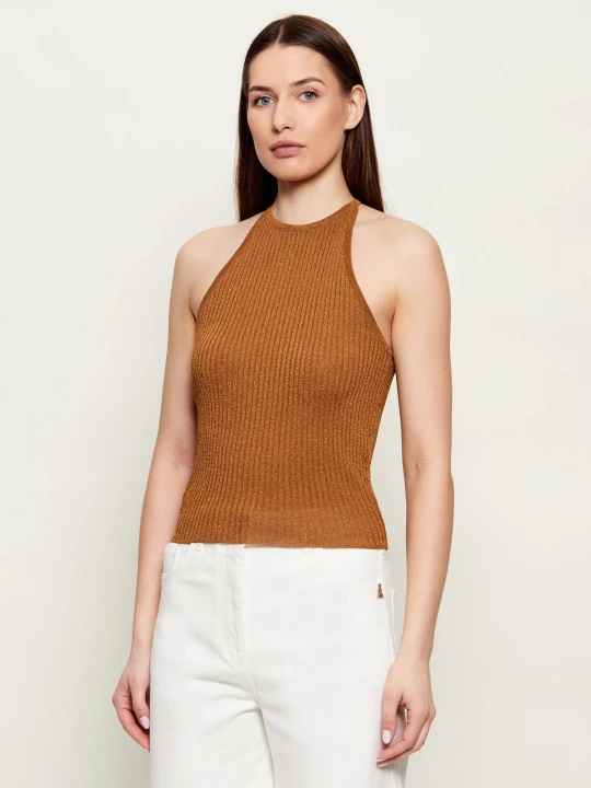 Zdjęcie produktu Pinko Top LINUM | Slim Fit camel
