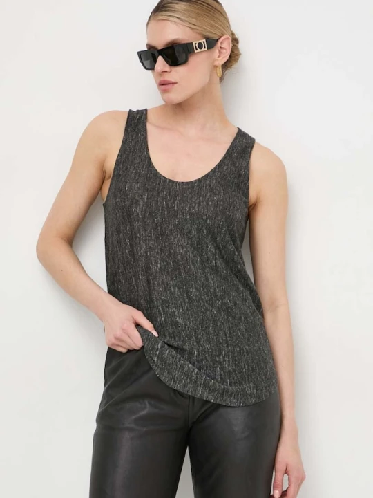 Zdjęcie produktu Pinko top lniany czarny