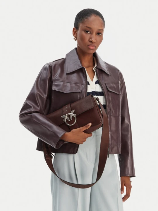 Zdjęcie produktu PINKO Torba Love One Slouchy Zip Classic AI 25-26 PLTT 105081 A2JG Brązowy