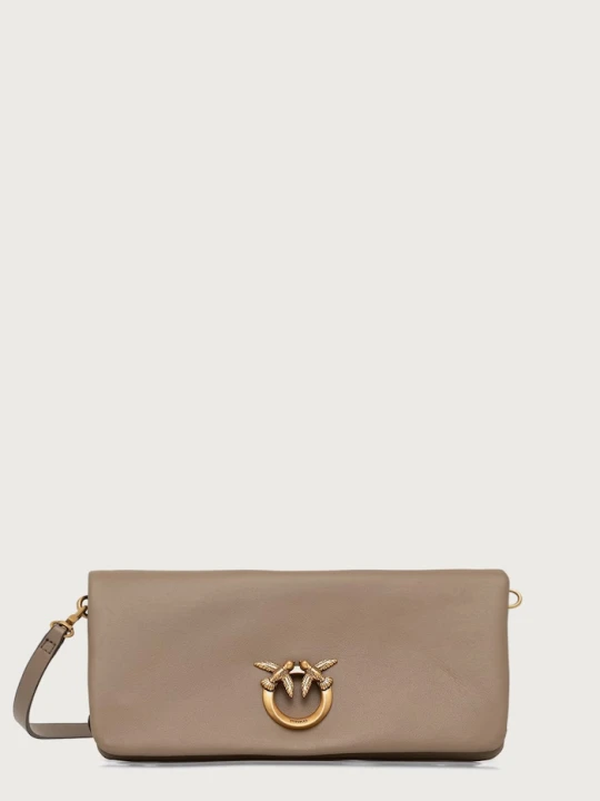 Zdjęcie produktu Pinko torebka crossbody damska skórzana beżowy