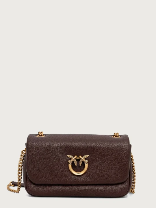 Zdjęcie produktu Pinko torebka crossbody damska skórzana brązowy
