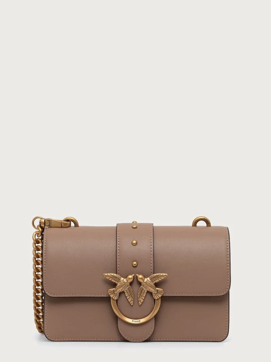 Zdjęcie produktu Pinko torebka crossbody damska skórzana brązowy