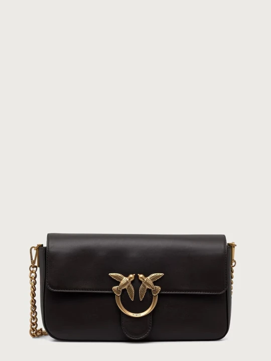 Zdjęcie produktu Pinko torebka crossbody damska skórzana brązowy