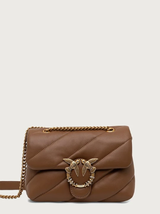 Zdjęcie produktu Pinko torebka crossbody damska skórzana brązowy