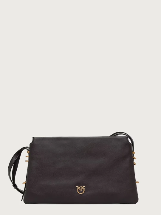 Zdjęcie produktu Pinko torebka crossbody damska skórzana brązowy