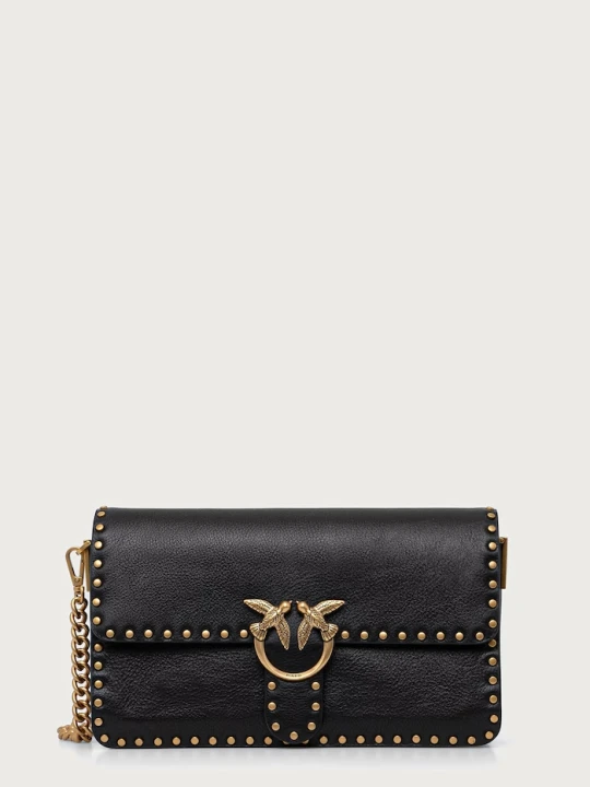 Zdjęcie produktu Pinko torebka crossbody damska skórzana czarny