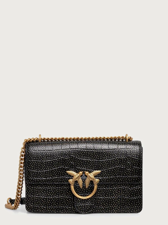 Zdjęcie produktu Pinko torebka crossbody damska skórzana czarny