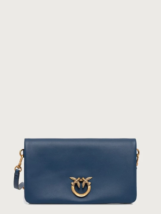 Zdjęcie produktu Pinko torebka crossbody damska skórzana niebieski