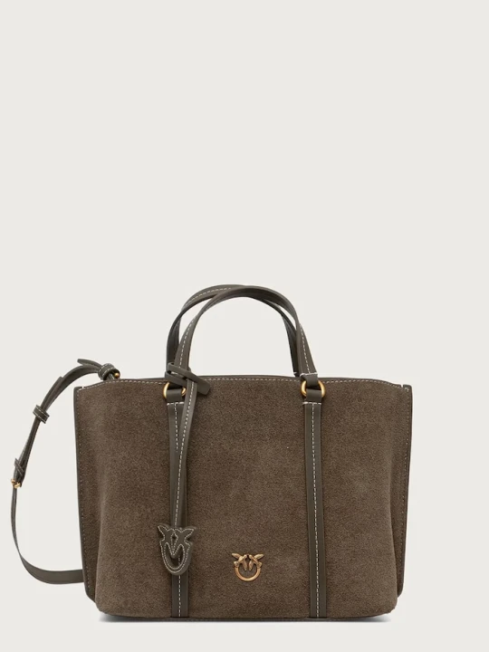 Zdjęcie produktu Pinko torebka crossbody damska skórzana zielony