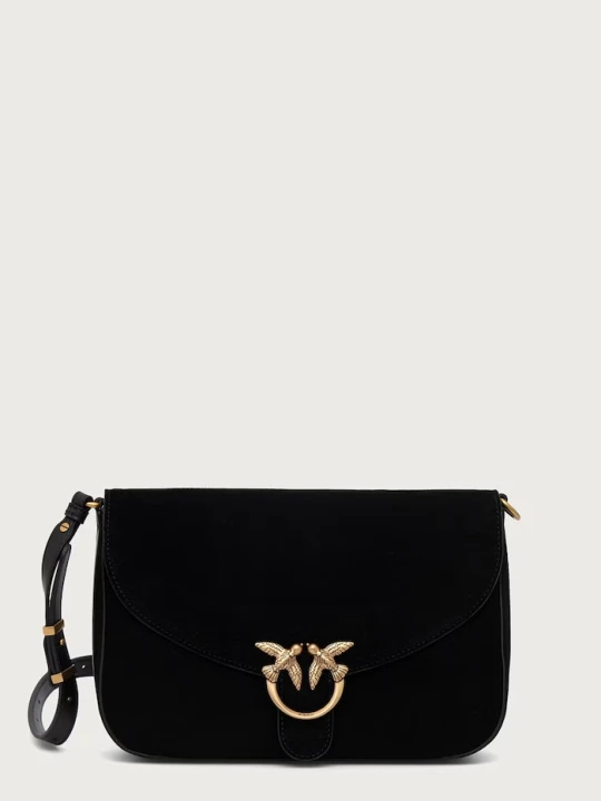 Zdjęcie produktu Pinko torebka crossbody damska zamszowa czarny