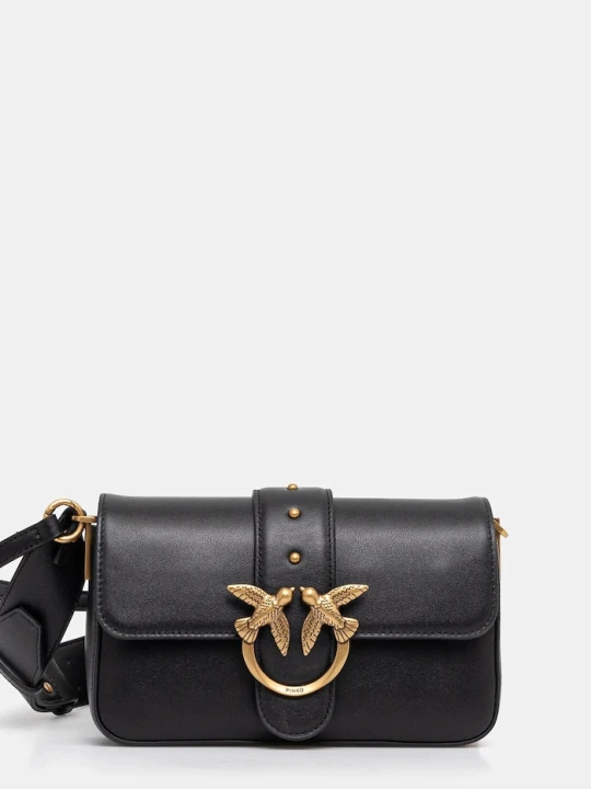 Zdjęcie produktu Pinko torebka crossbody skórzana czarny