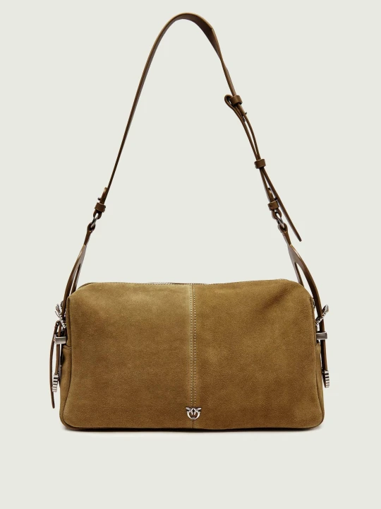 Zdjęcie produktu Pinko Torebka na ramię 24 CLASSIC | zamsz brązowy