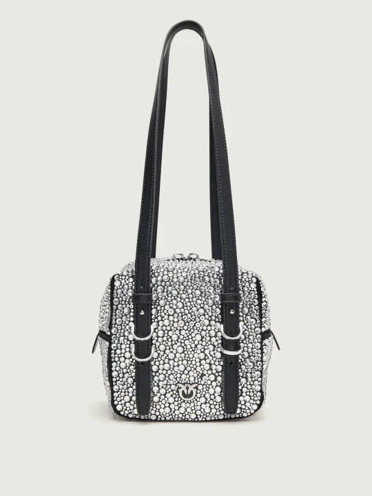 Zdjęcie produktu Pinko Torebka na ramię CUBIC FULL STRASS czarny