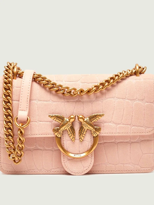 Zdjęcie produktu Pinko Torebka na ramię LOVE ONE MINI DC | zamsz