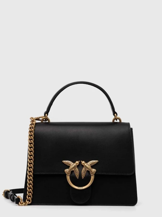 Zdjęcie produktu Pinko torebka crossbody damska skórzana czarny