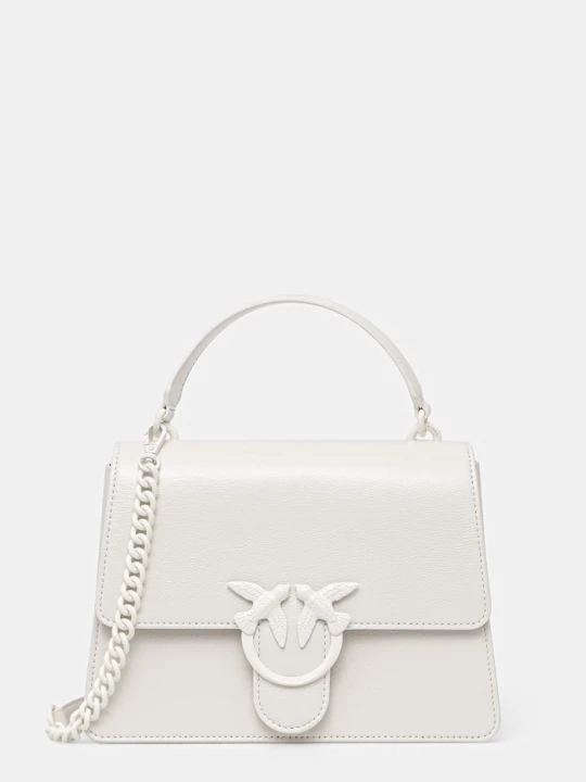 Zdjęcie produktu Pinko torebka crossbody damska skórzana biały