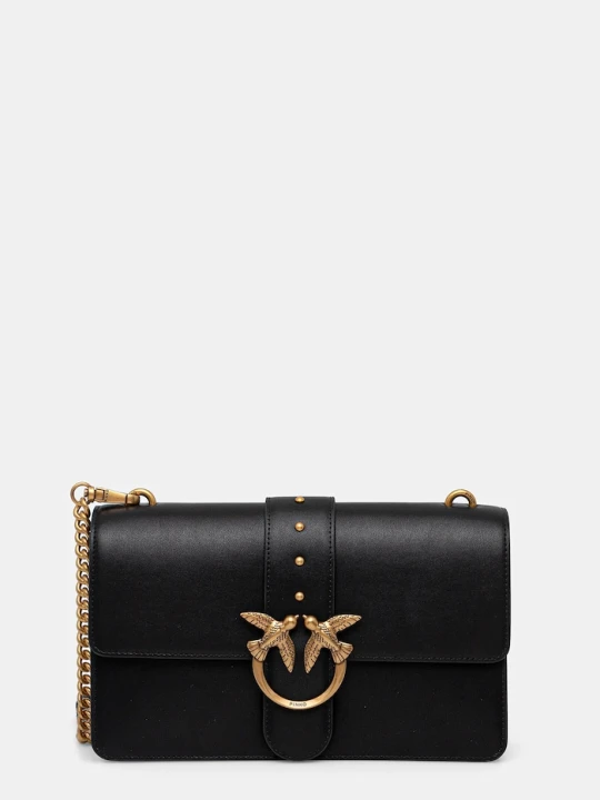 Zdjęcie produktu Pinko torebka crossbody damska skórzana czarny