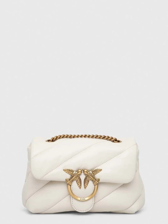 Zdjęcie produktu Pinko torebka crossbody damska skórzana biały