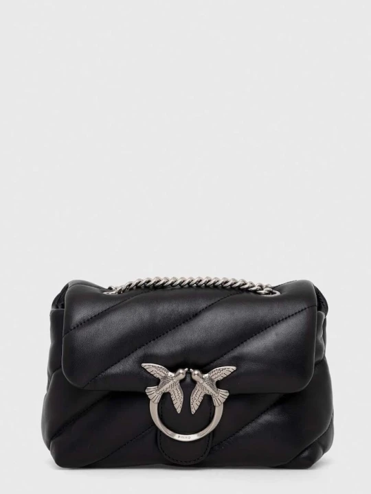 Zdjęcie produktu Pinko torebka crossbody damska skórzana czarny