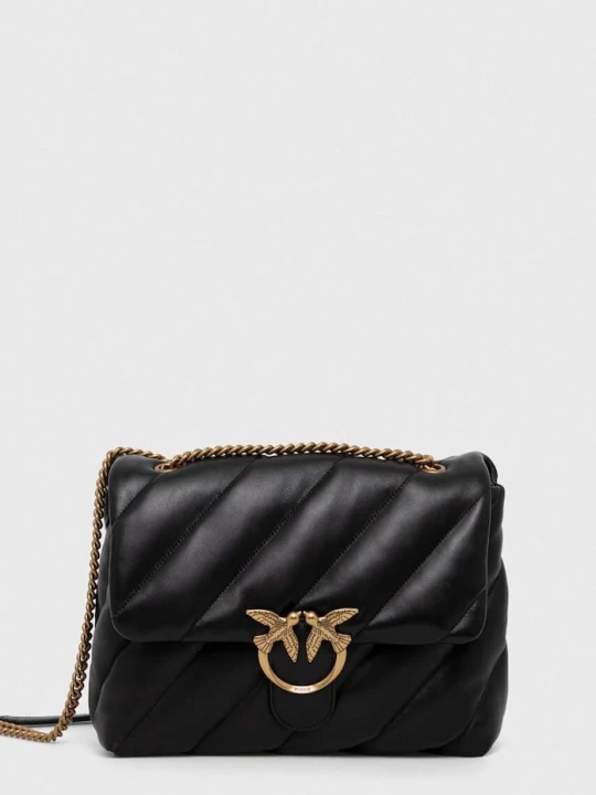 Zdjęcie produktu Pinko torebka crossbody damska skórzana czarny