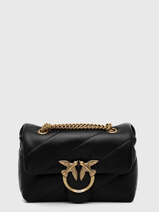 Zdjęcie produktu Pinko torebka crossbody damska skórzana czarny