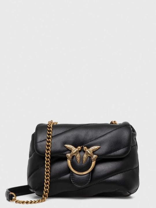 Zdjęcie produktu Pinko torebka crossbody damska skórzana czarny