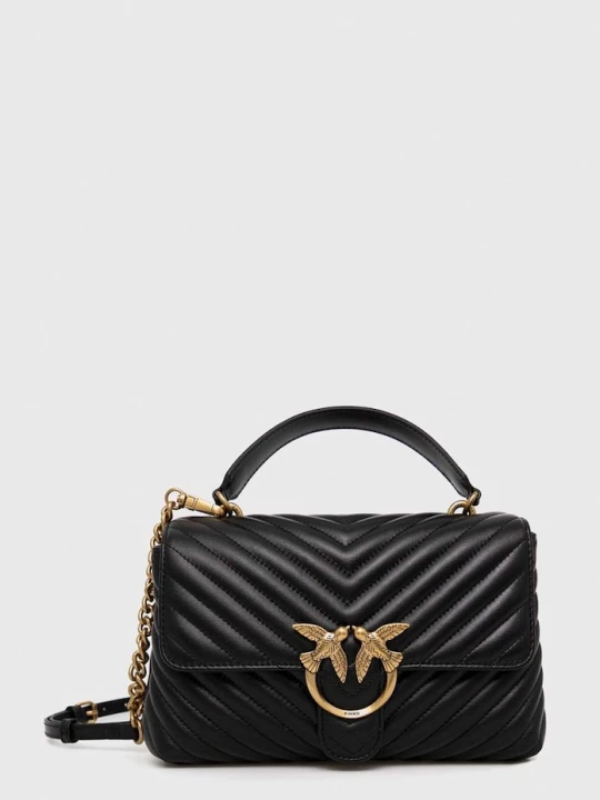 Zdjęcie produktu Pinko torebka crossbody damska skórzana czarny